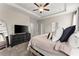 Bright and airy bedroom with a comfortable bed and plenty of closet space at 510 Cooper Ln, Woodstock, GA 30189