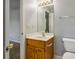 Bathroom with vanity, toilet and mirror at 230 Wessex Ct, Atlanta, GA 30328