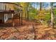 Back deck and stairs leading down to yard at 230 Wessex Ct, Atlanta, GA 30328