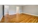Spacious living room featuring hardwood floors and neutral walls at 230 Wessex Ct, Atlanta, GA 30328