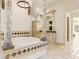 Large bathroom with soaking tub, double vanities, and tile flooring at 1513 Jones Rd, Roswell, GA 30075