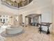 Two-story entry with a view to the living room and dining room at 1513 Jones Rd, Roswell, GA 30075
