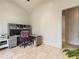 Spacious home office with built-in desk and hardwood floors at 1513 Jones Rd, Roswell, GA 30075
