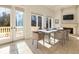 Gourmet kitchen with granite counters, island, and high-end appliances at 1513 Jones Rd, Roswell, GA 30075