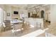 Eat-in kitchen features a large island and custom cabinetry at 1513 Jones Rd, Roswell, GA 30075