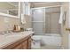 Bathroom with tub, shower, and vanity at 2044 Fairhaven Cir, Atlanta, GA 30305