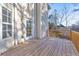 Wooden deck with access from sliding glass door at 5932 Rosie Se Ln, Mableton, GA 30126