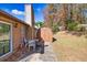 Patio area with outdoor furniture and storage shed at 2253 Cheyenne Ln, Lawrenceville, GA 30044