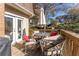 Relaxing deck features a table, chairs, and grill at 111 Swanton Hill Ct, Decatur, GA 30030