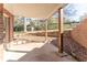 Spacious patio overlooking a tiered backyard at 111 Swanton Hill Ct, Decatur, GA 30030