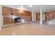 Unfinished basement with tiled floor and a fireplace at 2081 Dodson Sw Dr, Atlanta, GA 30311