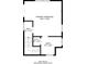Upper floor plan featuring a primary bedroom with ensuite bath and walk-in closet at 2081 Dodson Sw Dr, Atlanta, GA 30311