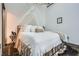 Bedroom with a bed and a white comforter at 426 Marietta Nw St # 410, Atlanta, GA 30313