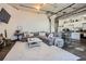 Open concept living area with kitchen and sectional sofa at 426 Marietta Nw St # 410, Atlanta, GA 30313