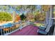 Deck overlooking the pool and wooded backyard at 3978 Pate Rd, Loganville, GA 30052