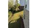 Landscaped backyard with deck and wooded area at 504 Overlook Rd, Covington, GA 30052