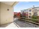 Private balcony with city views and fall foliage at 390 17Th Nw St # 4003, Atlanta, GA 30363