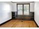 Built-in shelving and hardwood floors in this office at 1286 Metropolitan Sw Pkwy, Atlanta, GA 30310