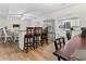 Open concept kitchen with granite countertops and island at 3189 Bellgreen Way, Decatur, GA 30032