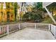 Deck overlooking wooded backyard at 1208 Laurel Cliff Se Dr, Smyrna, GA 30082