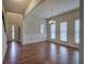 Formal dining room with hardwood floors and wainscoting at 138 Gorham Gates Dr, Hiram, GA 30141