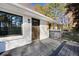 The home features a charming front porch with a dark-stained deck and white brick exterior at 41 Old Rudy York Nw Rd, Cartersville, GA 30121