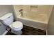 Bathroom with toilet and bathtub at 3506 Ten Oaks Ct, Powder Springs, GA 30127