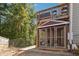 Outdoor dog kennel with attached deck at 2599 Windsor Knoll Dr, Dacula, GA 30019