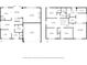 Two-story floor plan; main and upper floor at 904 Berry Ct, Canton, GA 30114