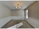 Bright dining room with neutral decor and a chandelier at 3025 Alberta Dr, Marietta, GA 30062