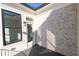 Small private deck with gray composite decking and brick wall at 280 Briscoe Way # 38, Alpharetta, GA 30009