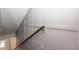 Dark wood railing and white wainscoting at 280 Briscoe Way # 38, Alpharetta, GA 30009