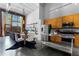 Modern kitchen with stainless steel appliances and island at 174 Chester Se Ave # 132, Atlanta, GA 30316