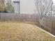 Fenced-in backyard with a grassy area at 3010 W Jackson Way, Austell, GA 30106