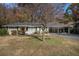 Ranch home with carport, red front door and landscaped lawn at 2757 Arrowood Dr, East Point, GA 30344