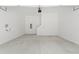 Spacious two-car garage with concrete floor at 4002 Moody Ln, Woodstock, GA 30188