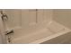 Clean bathtub with a chrome faucet at 5671 Radford Loop, Fairburn, GA 30213