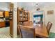 Dining room with wooden table, chairs, and hutch at 3632 Glen Mora Dr, Decatur, GA 30032