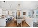 Bright dining area with modern chandelier and hardwood floors at 152 Grand Cres, Alpharetta, GA 30009