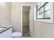 Clean bathroom with granite countertop and access to bedroom at 1777 W Austin Rd, Decatur, GA 30032