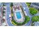 Community swimming pool with plenty of lounge chairs at 2252 Edgartown Se Ln # 2, Smyrna, GA 30080