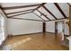 Living room with hardwood floors, high ceilings and a fireplace at 5438 Chanel Ct, Atlanta, GA 30338