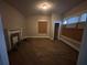 Large bedroom featuring hardwood floors and a fireplace at 603 Willard Sw Ave, Atlanta, GA 30310
