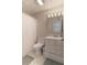 Basement bathroom with toilet, vanity and shower at 260 Manning Sw Rd # 125, Marietta, GA 30064