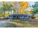 Charming ranch home with a red door and mature trees in the front yard at 2363 Dabney Ter, Atlanta, GA 30344