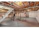 Unfinished basement with ample storage space and laundry hookups at 2415 Plantation Dr, Atlanta, GA 30344