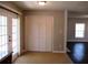 Bright dining area with access to the backyard and built in storage at 6325 Westbury Rd, Riverdale, GA 30274