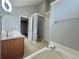 Spacious bathroom with double vanity and tub at 2897 Hutchins Walk Ct, Snellville, GA 30078