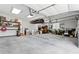 Garage with overhead storage, and space for multiple vehicles at 320 Discovery Lake Dr, Fayetteville, GA 30215