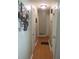 Hallway with light walls and hardwood floors at 3760 Cedar Hurst Way, Atlanta, GA 30349